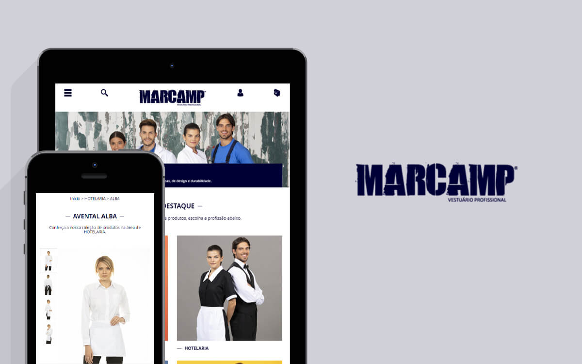 Fundada em 1988, Marcamp Têxteis é uma empresa familiar com vasta experiência no ramo têxtil e uma referência no mercado da confeção de vestuário de trabalho.
